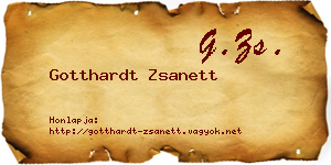 Gotthardt Zsanett névjegykártya