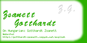 zsanett gotthardt business card
